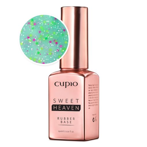 Cupio Rubber Base Sweet Heaven - Celeste Blue 15ml