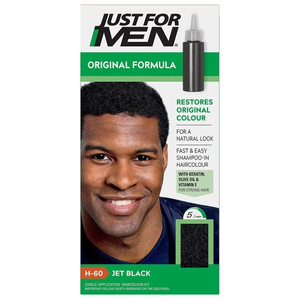 Just For Men Jet Black H-60 – Sampon Colorant pentru Bărbați 66ml