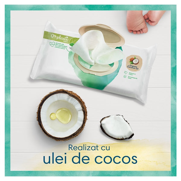 Pampers Harmonie Coco 4x44buc - Servetele Umede 176buc