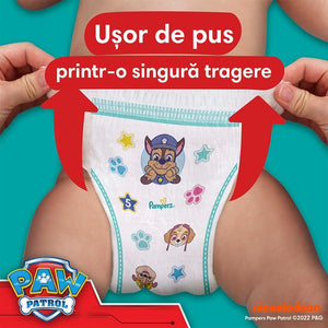 Pampers Pants Patrula Catelusilor Nr 4 9-15kg - Scutece 72buc