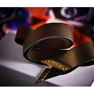 Balmain Hair Head Band Bronze Leather - Bentita de Lux din Piele - Beauty Lounge