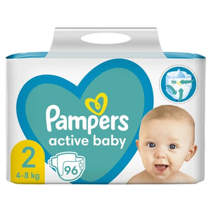 Pampers Active Baby Nr 2 4-8kg - Scutece 96buc