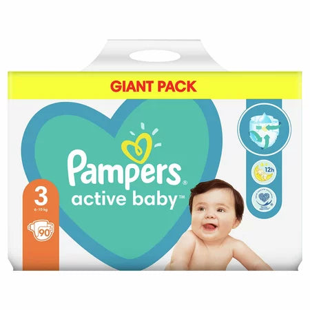 Pampers Active Baby Nr 3 6-10kg - Scutece 90buc