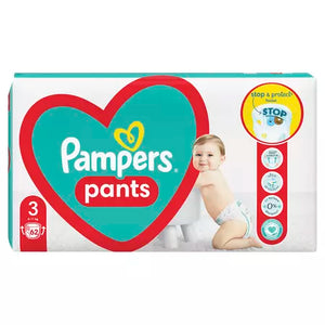 Pampers Pants Stop and Protect Nr 3 6-11kg - Scutece 62 buc