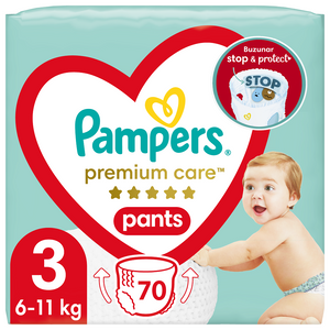 Pampers Pants Premium Care Nr 3 6-11kg - Scutece 70buc