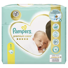 Încarcă imaginea în Galerie, Pampers Pants Premium Care Nr 1 2-5kg - Scutece 26buc
