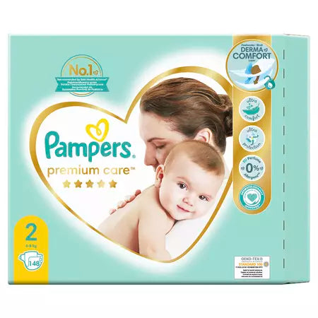 Pampers Premium Care Nr 2 4-8kg - Scutece 148buc