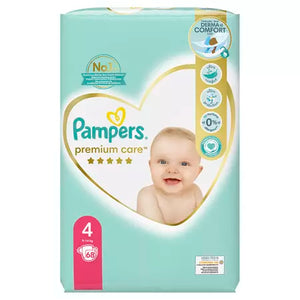 Pampers Premium Care Nr 4 9-14kg - Scutece 68buc