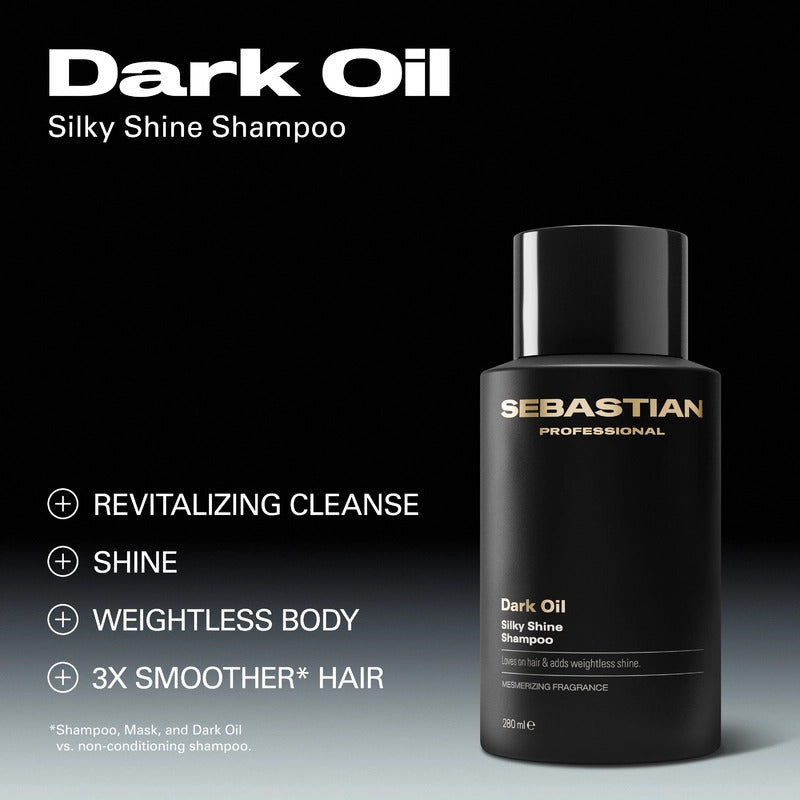 Sebastian Professional Dark Oil Silky Shine Shampoo 280ml - Sampon Pentru Par