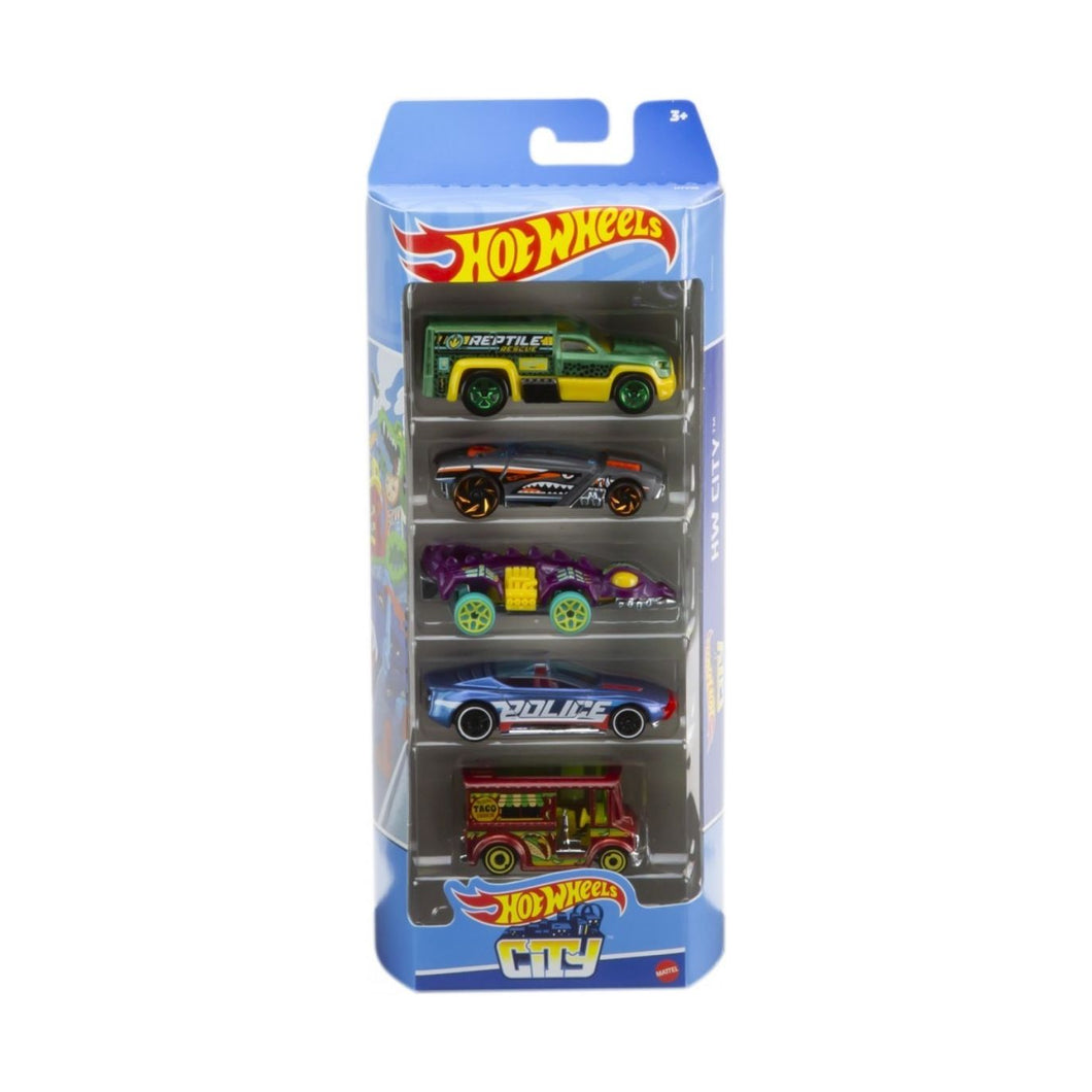 Hot Wheels Set 5 Masini City