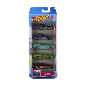 Hot Wheels Set 5 Masini cu Design Hw Drift