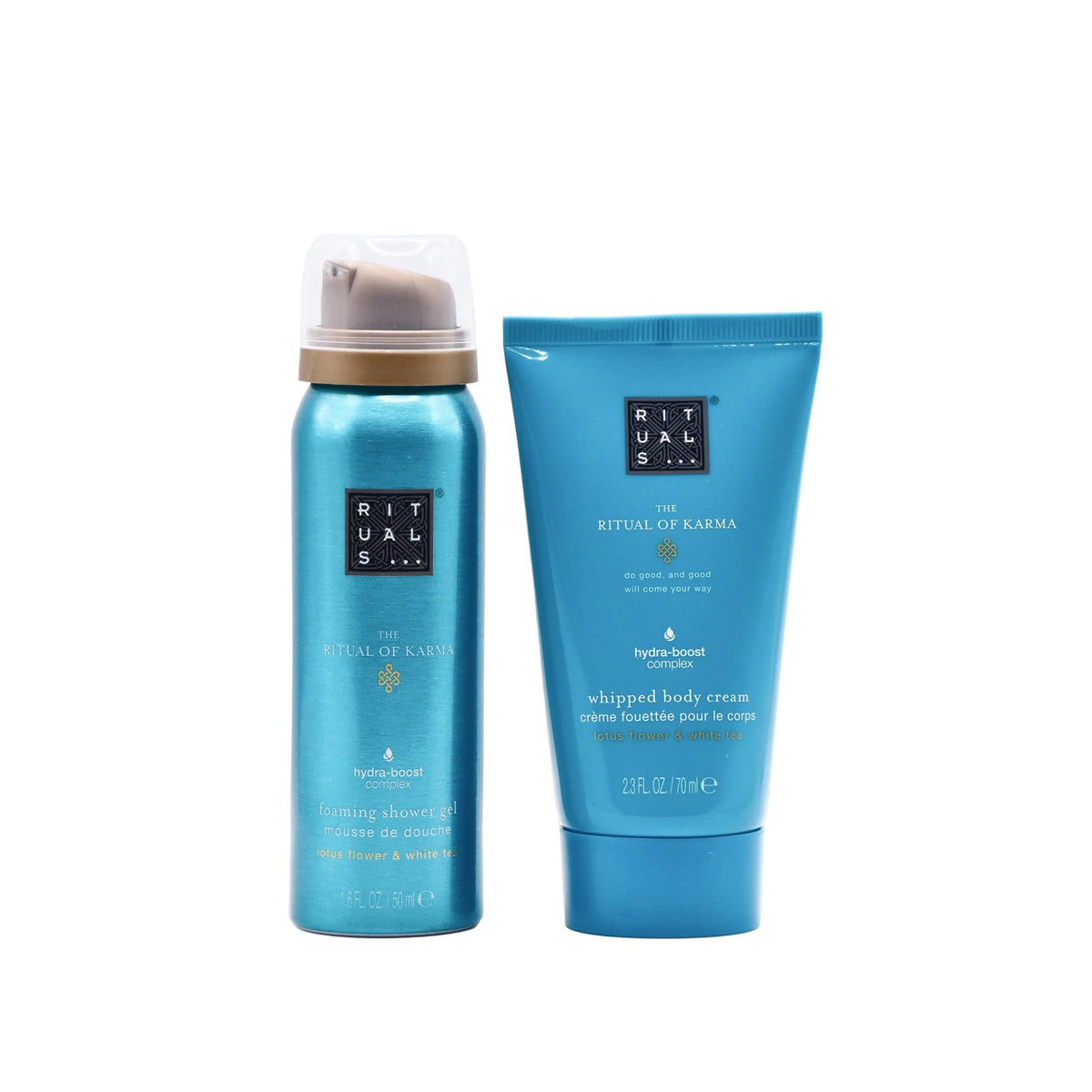 Rituals Karma Body Care Set - Spuma de Baie 50ml + Crema de Corp 70ml - Beauty Lounge