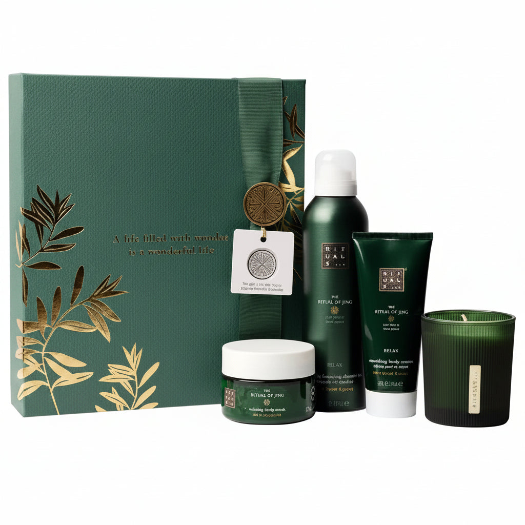 Rituals The Ritual of Jing Medium Gift Set - Set Cadou Relaxare Corp si Lumanare - Beauty Lounge
