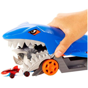 Hot Wheels Transportator Rechin cu Masinuta Inclusa