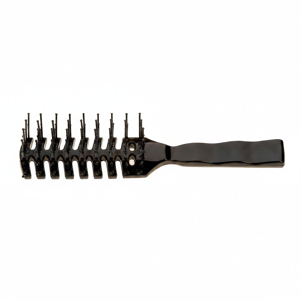 Sibel Vented Brush Croc Black L - Perie Pentru Par
