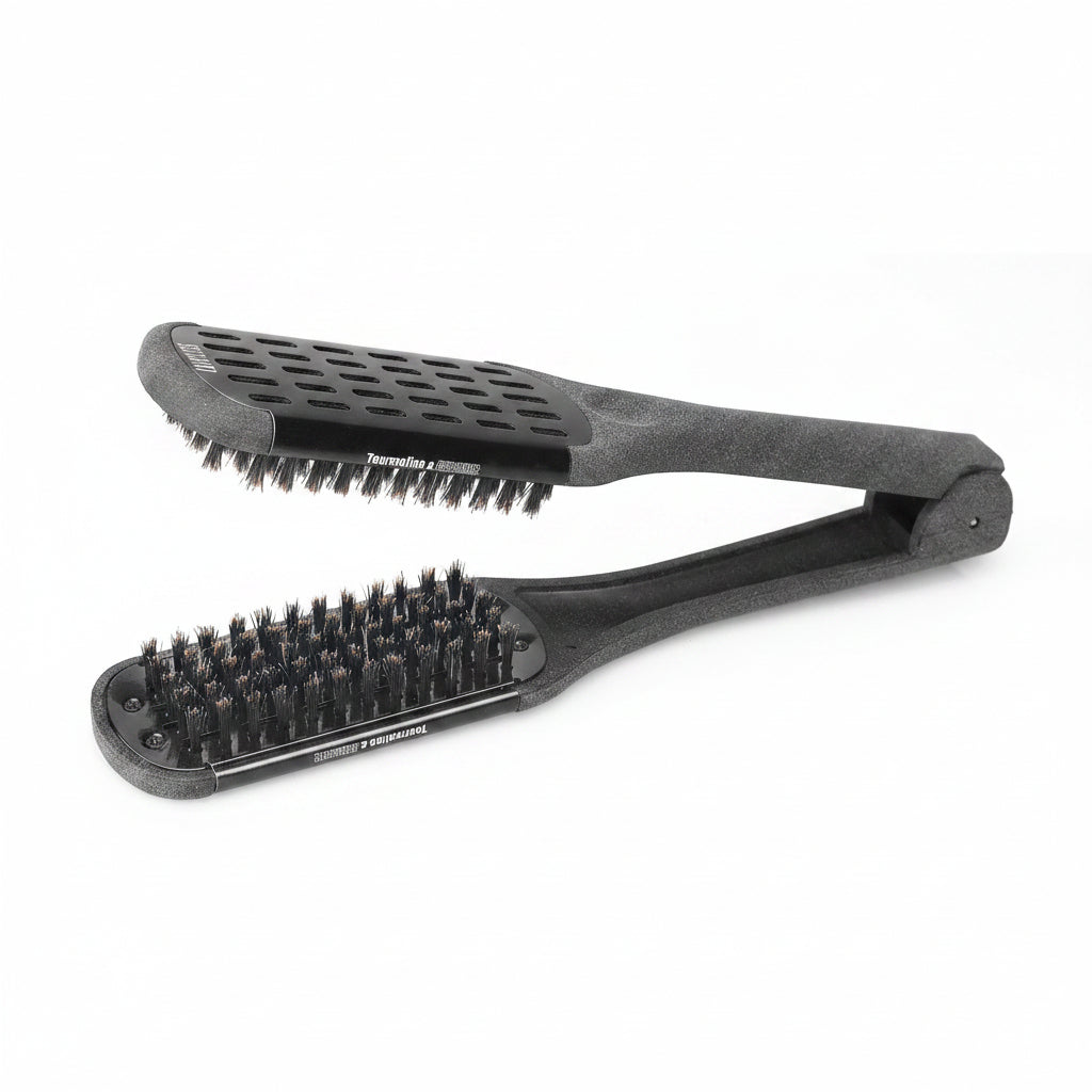 Sibel Vented Brush Linyliss Straightener Black - Perie Pentru Netezire si Stralucire