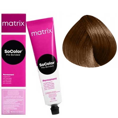 Matrix Socolor Pre-Bonded 6BC 90ml - Vopsea de Par Blond Inchis Blond Aramiu - Beauty Lounge