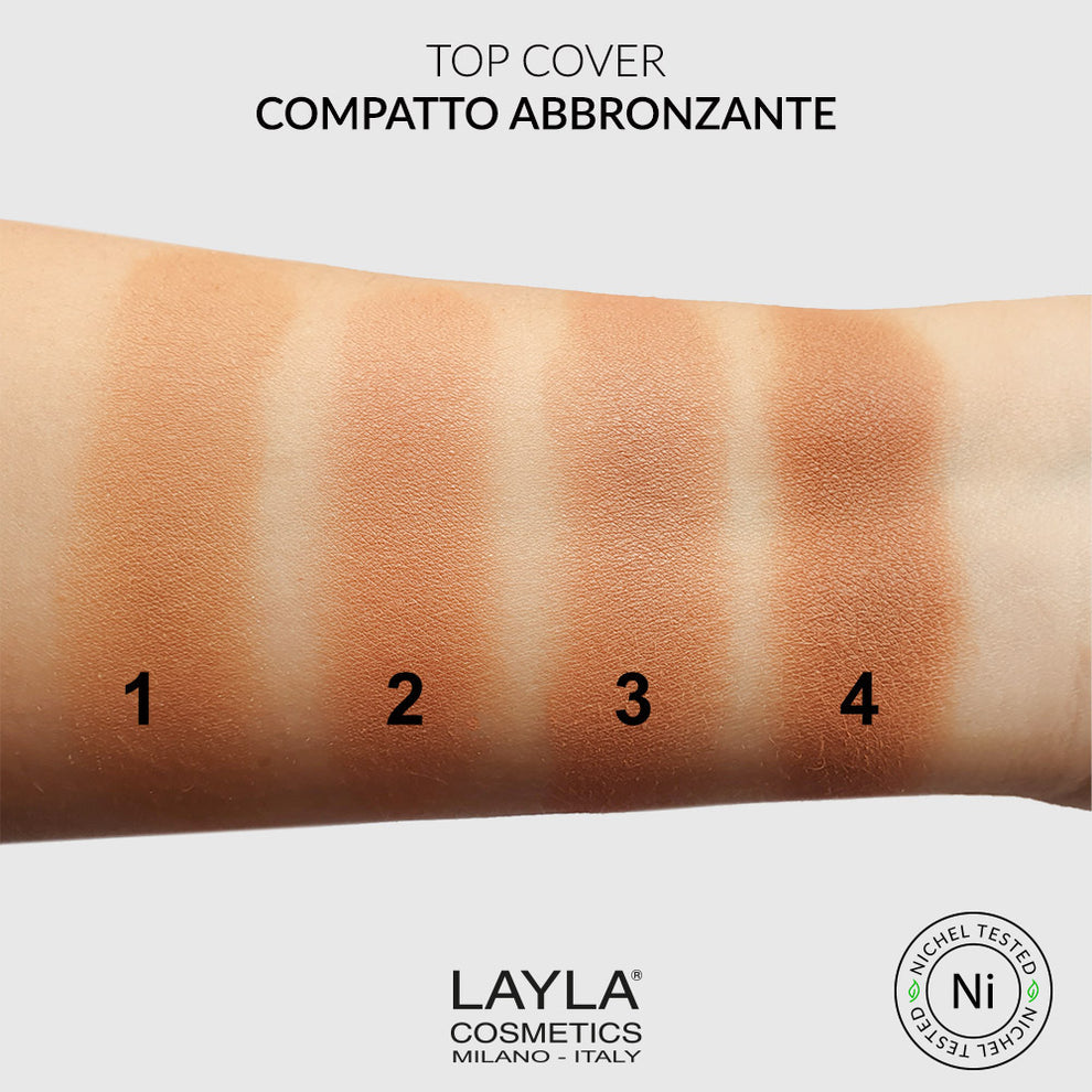 Layla Cosmetics Compatto Abbronzante Top Cover No 1 - Pudra Bronzanta