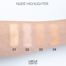 Încarcă imaginea în Galerie, Layla Cosmetics Nude Highlighter Top Cover No 4 - Iluminator
