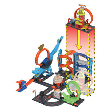 Încarcă imaginea în Galerie, Hot Wheels Statia de Pompieri Super Loop
