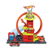 Încarcă imaginea în Galerie, Hot Wheels Statia de Pompieri Super Loop
