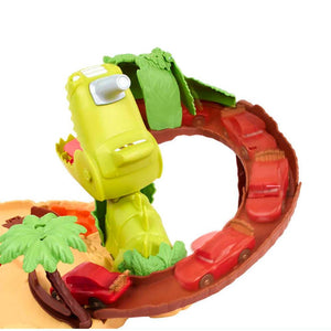 Cars Set de Joaca Dino si Masinuta Cave Fulger Mcqueen