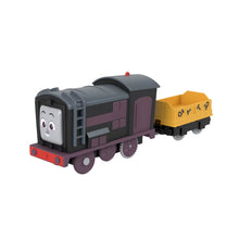 Încarcă imaginea în Galerie, Fisher Price Thomas Locomotiva Motorizata Diesel cu Vagon
