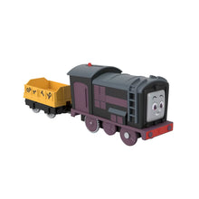 Încarcă imaginea în Galerie, Fisher Price Thomas Locomotiva Motorizata Diesel cu Vagon
