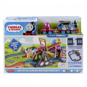 Fisher Price Thomas Set de Joaca Crystal Caves Adventure cu Locomotiva Motorizata