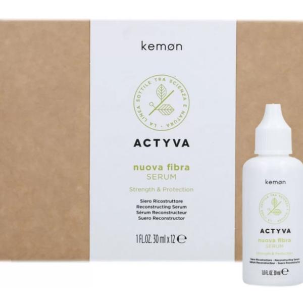 Kemon Actyva Nuova Fibra Serum - Tratament de reconstructie par deteriorat 12 X 30ml