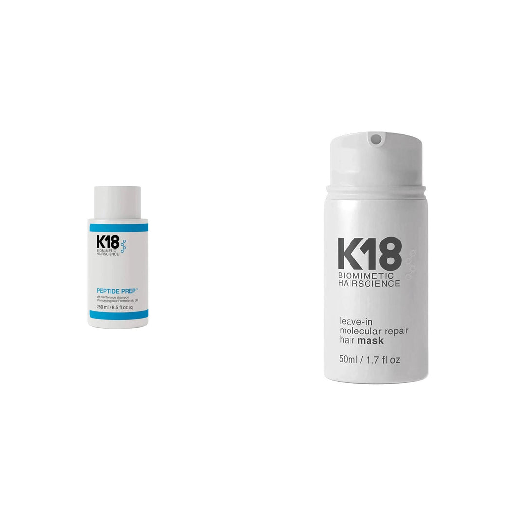 Set K18 Sampon Peptide Prep pH Balancing 250ml si Masca Leave-In 50ml