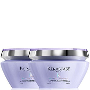 Set Kerastase Blond Absolu 2 x Masque Ultra-Violet - Masca 200ml