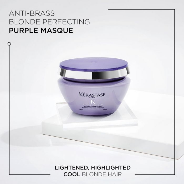 Set Kerastase Blond Absolu 2 x Masque Ultra-Violet - Masca 200ml - Beauty Lounge