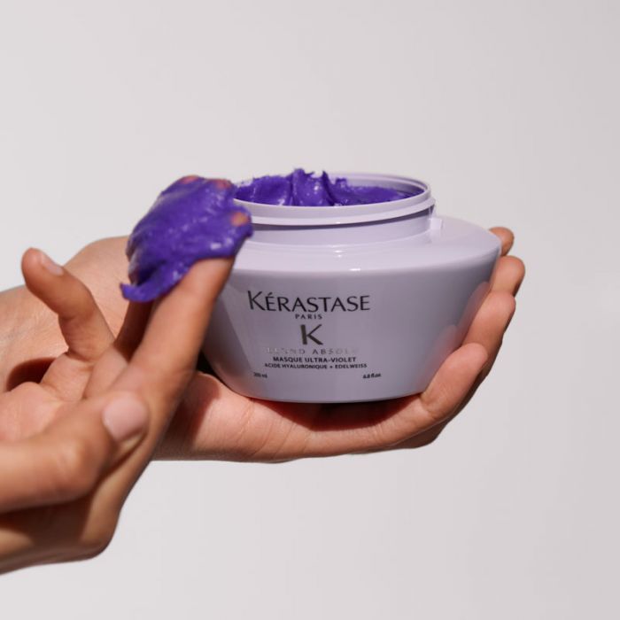 Set Kerastase Blond Absolu 2 x Masque Ultra-Violet - Masca 200ml - Beauty Lounge