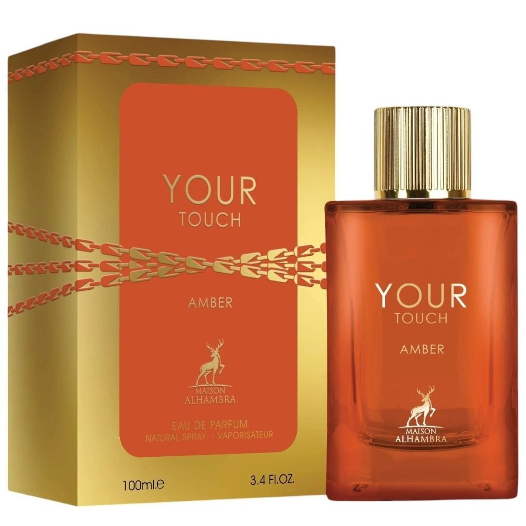 Maison Alhambra Your Touch Amber – Apa de Parfum pentru Barbati 100 ml