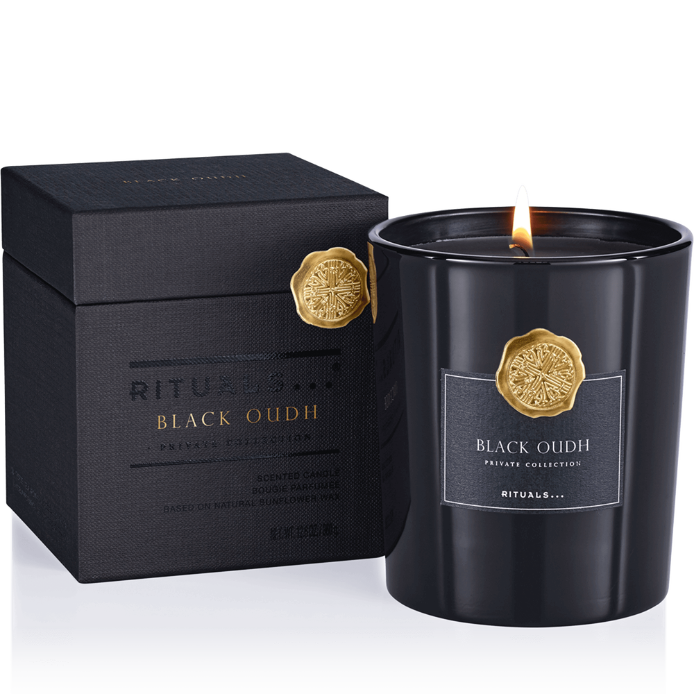 Rituals Private Collection Black Oudh Scented Candle 360g - Lumanare Parfumata de Lux