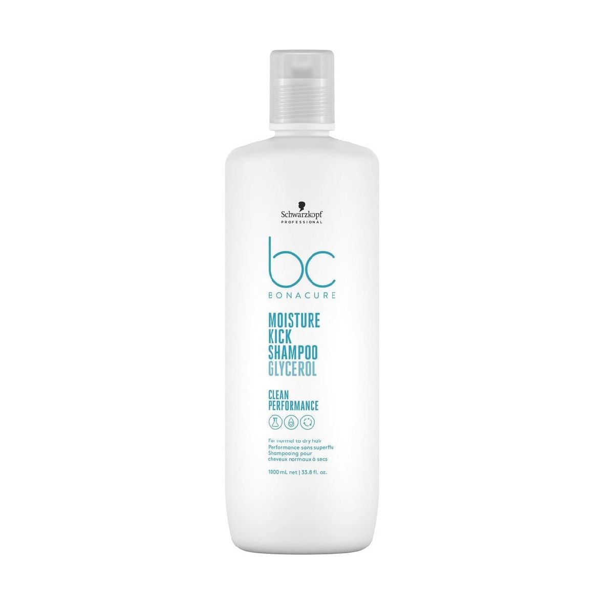 Schwarzkopf Professional BC Bonacure Moisture Kick Sampon Par Uscat 1000ml - Beauty Lounge