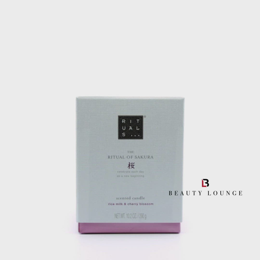 Încarcă video: Rituals of Sakura Scented Candle 290g - Lumanare Parfumata de Lux