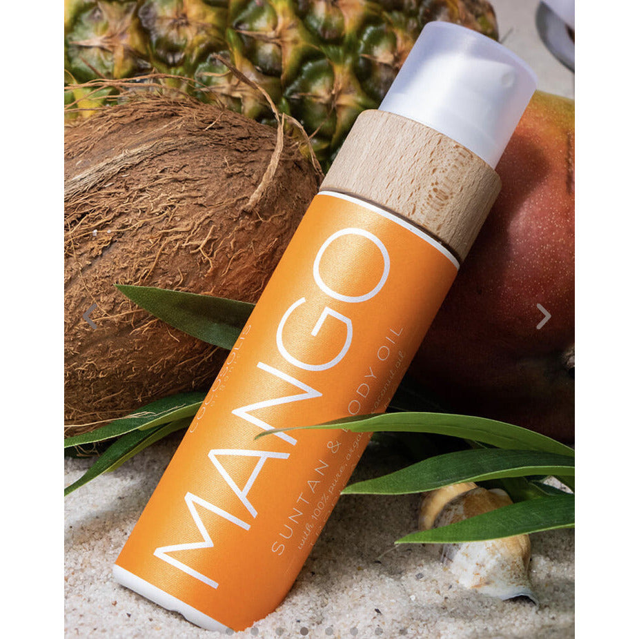 Cocosolis Mango Suntan & Body Oil 110ml - Ulei pentru Ingrijire si Bronzare Fara Factor de Protectie
