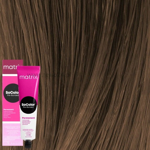 Matrix SoColor Pre-Bonded 8MA 90ml - Vopsea de Par Blond Deschis Mocha Cenusiu - Beauty Lounge