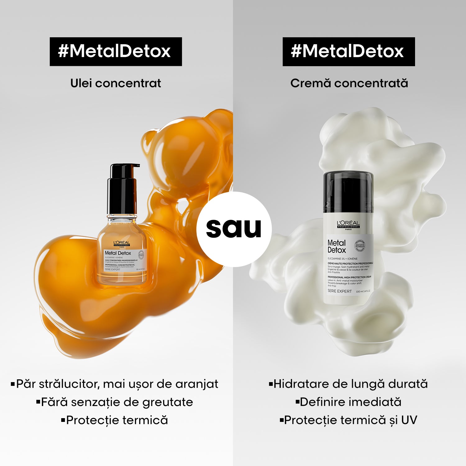 L'Oreal Professionnel SE Metal Detox Crema Profesionala Fara Clatire 100ml - Beauty Lounge