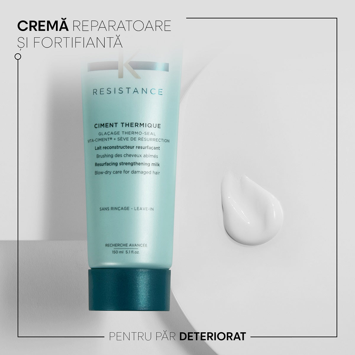 Kerastase Resistance Ciment Thermique Leave-In Pentru Refacerea Suprafetei 150ml - Beauty Lounge
