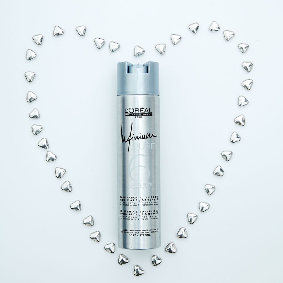 L'Oreal Professionnel Infinium Pure Strong Fixativ Cu Mentinere Puternica 300ml - Beauty Lounge