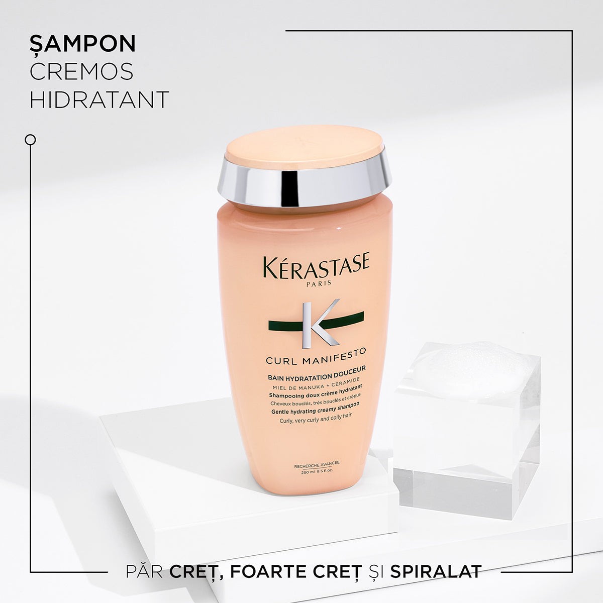 Kerastase Curl Manifesto Bain 250ml - Sampon Pentru Par Ondulat si Cret - Beauty Lounge