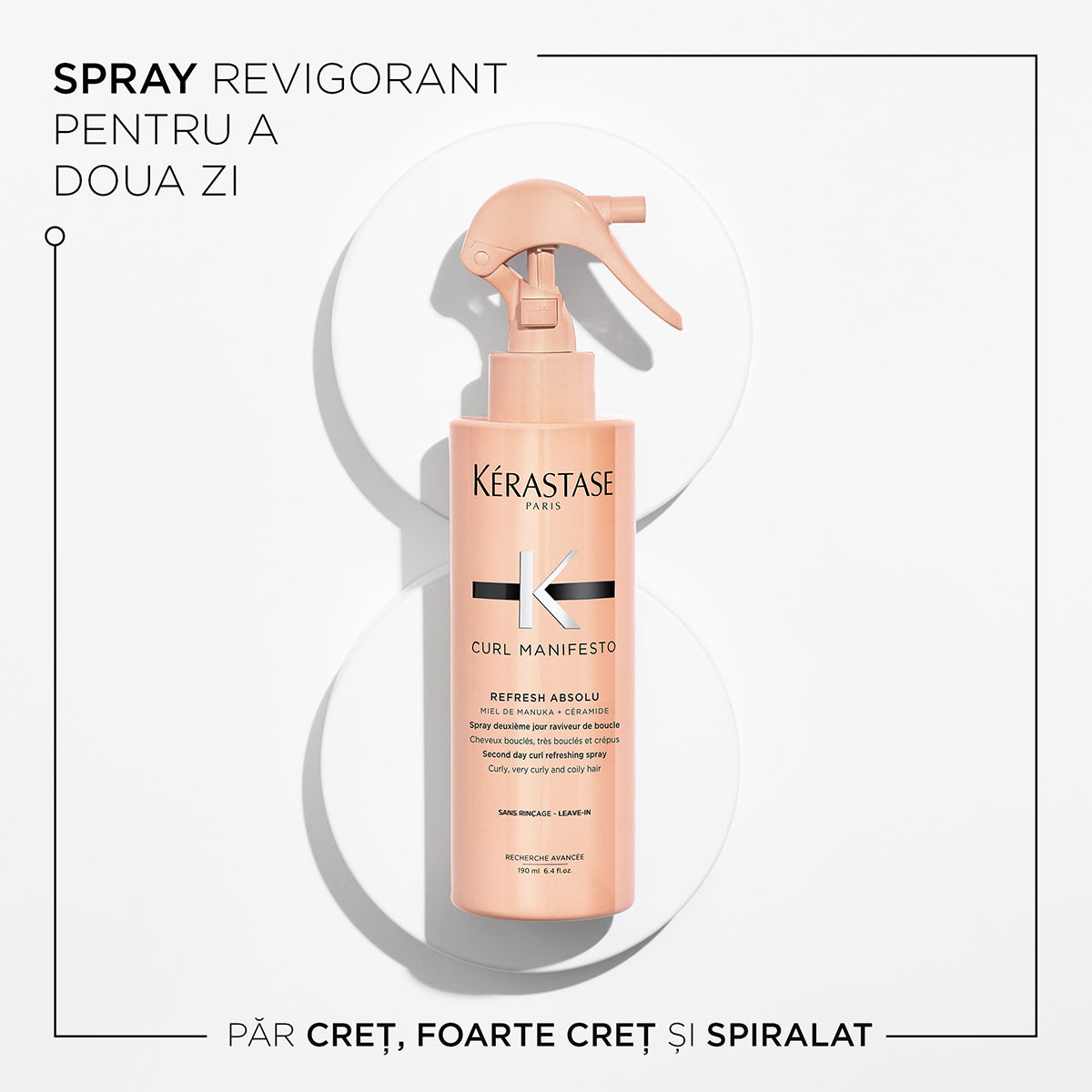 Kerastase Curl Manifesto Refresh Absolu 190ml - Spray Pentru Bucle - Beauty Lounge