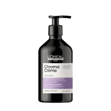 Încarcă imaginea în Galerie, L&#39;Oreal Professionnel SE Chroma Creme Purple - Sampon Neutralizator Reflexe Galbene 500ml
