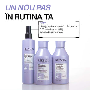 Redken Blondage High Bright - Sampon pentru Par Blond 300ml