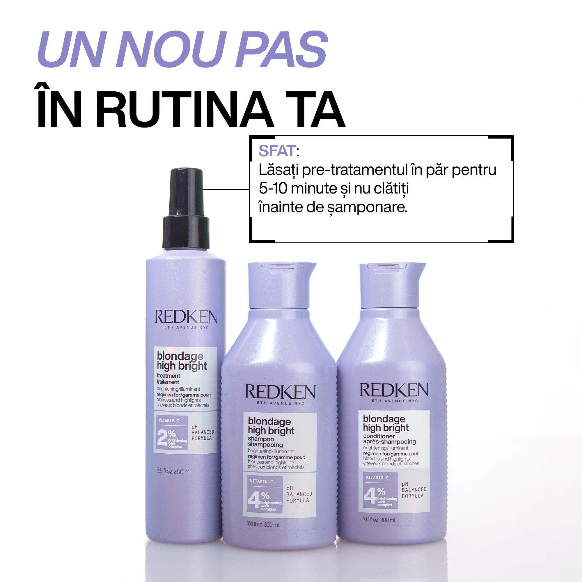 Redken Blondage High Bright - Balsam pentru Par Blond 300ml - Beauty Lounge