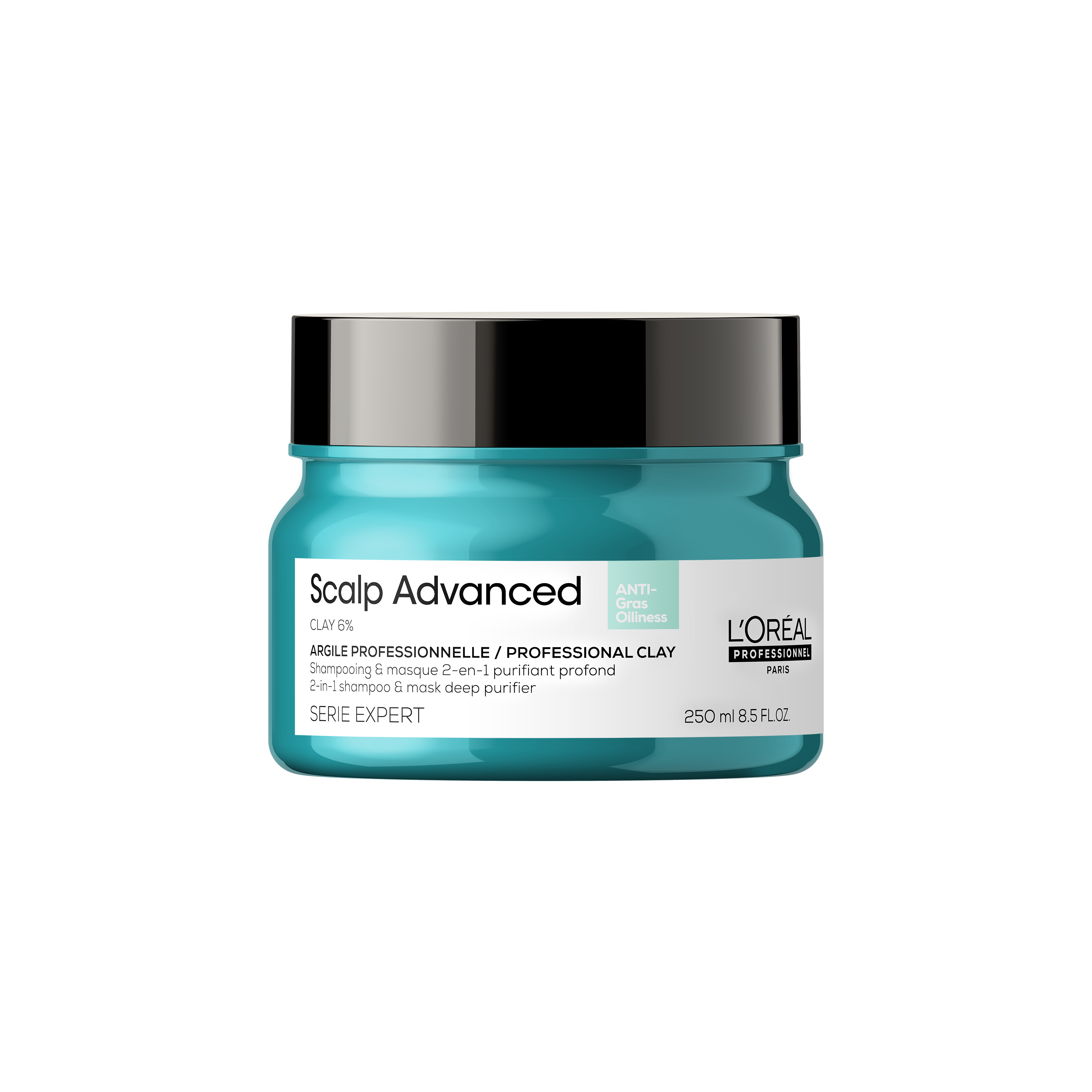 L’Oreal Professionnel SE Scalp Advanced 2in1 Sampon si Masca 250ml cu Argila Purifianta