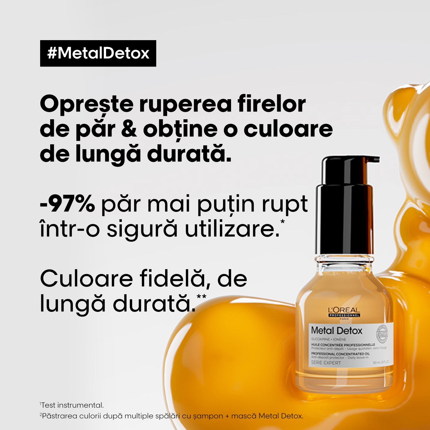 L'Oreal Professionnel SE Metal Detox - Ulei Concentrat de Par 50ml - Beauty Lounge
